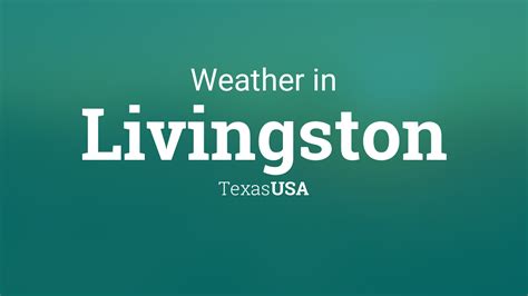 Weather Underground provides local & long-range weather forecasts, weatherreports, maps & tropical weather conditions for the Livingston area. . Livingston weather